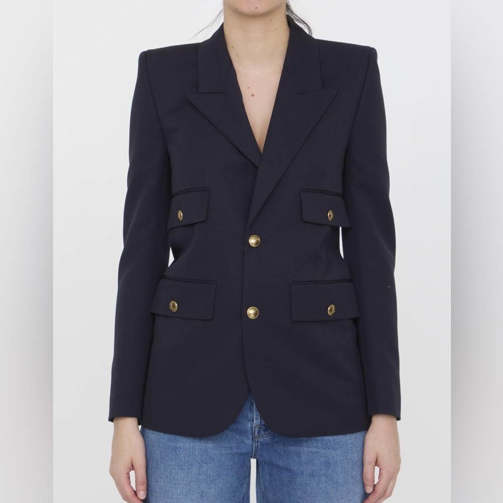 Saint Laurent 4-Pocket Blazer Jacket NWT Size 38